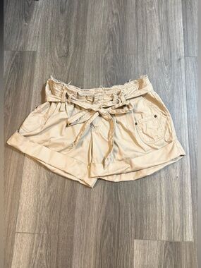 Patrick Robinson for Target Belted Khaki Shorts Size 9 Y2K 2007 Collaboration